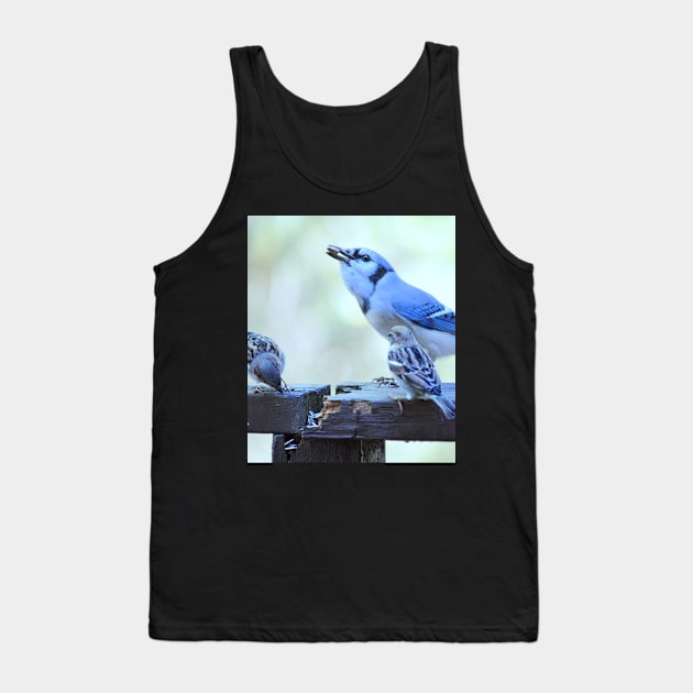 Bluejay & Friends... Tank Top by LaurieMinor